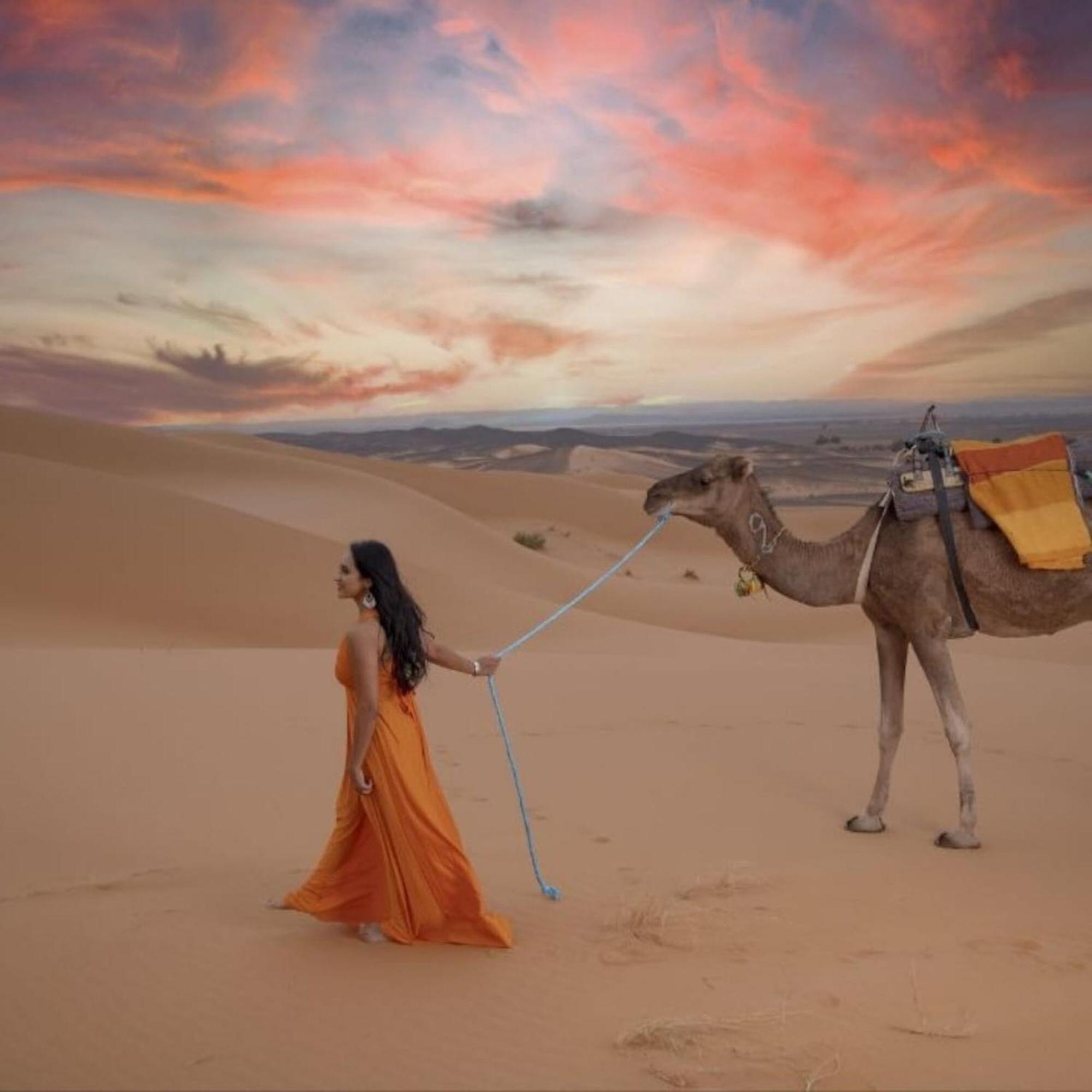 Отель Unique Sahara Camp Мерзуга Экстерьер фото
